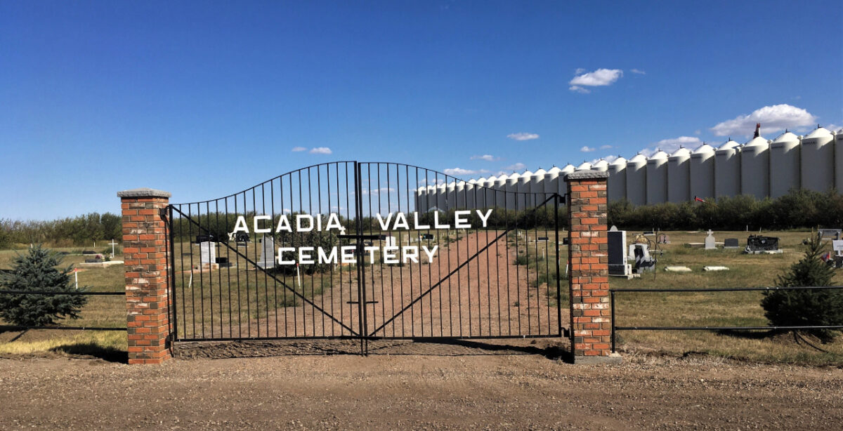 Municipal District of Acadia Valley acadia valley cemetery